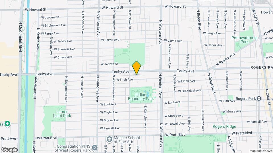 2536 W Fitch Ave, Unit 1 Mapa y Detalles de la Ubicación