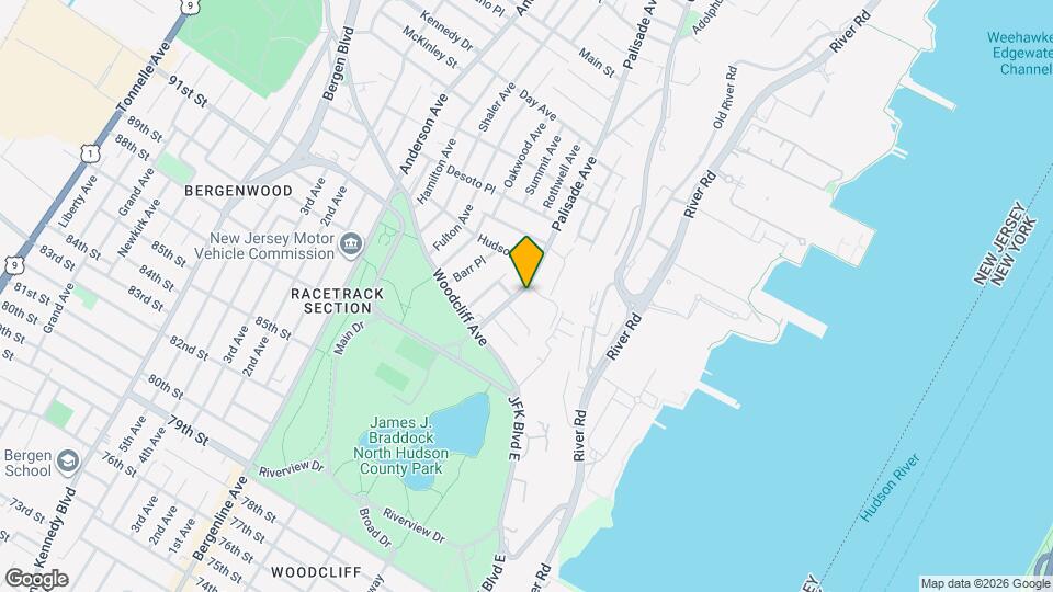 9060 Palisade Ave Map and Location Details