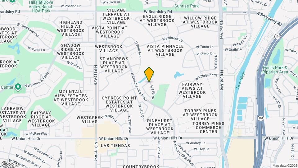 8741 W Wescott Dr Map and Location Details