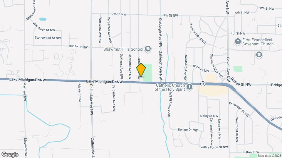 410 Fairfield Ave NW Map and Location Details