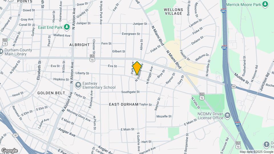 1409 Liberty St Map and Location Details