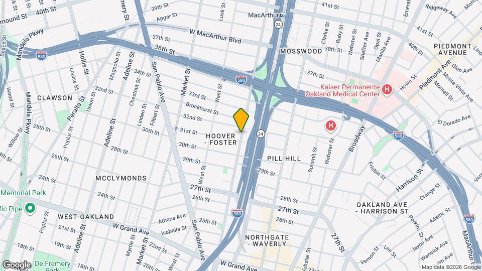 3115 Martin Luther King Jr Way, Unit 3115 Mapa y Detalles de la Ubicación