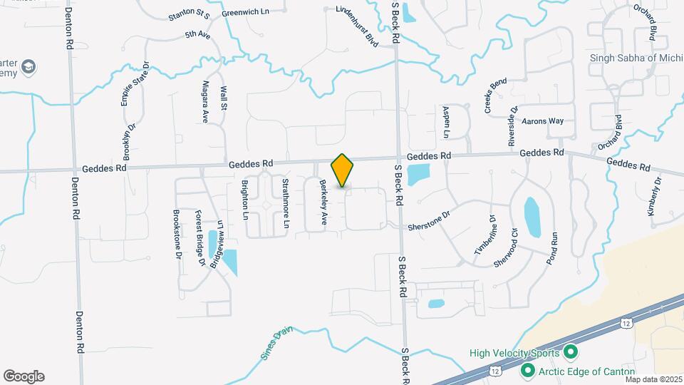 3882 Radcliff Dr Map and Location Details
