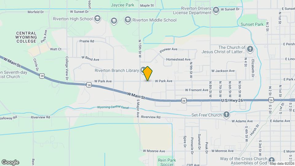 1305 W Park Ave Map and Location Details