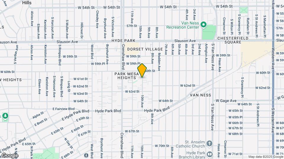 6103-6107 10th Ave Map and Location Details