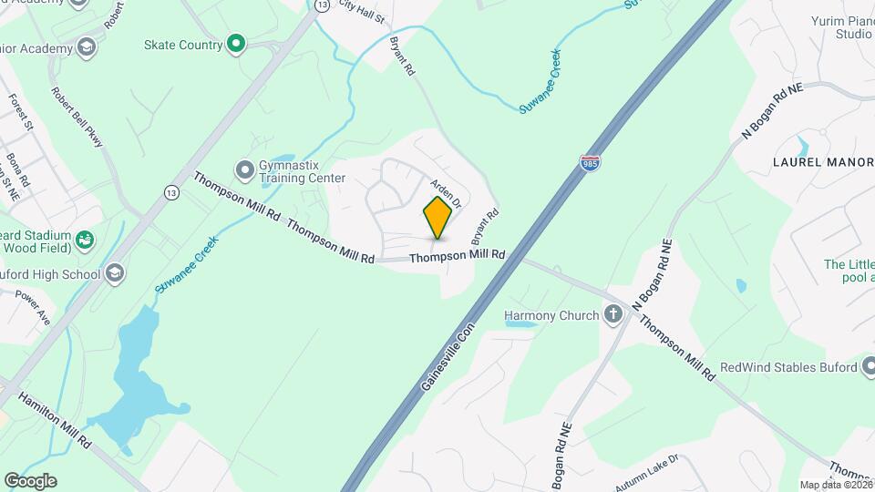 4529 Thompson Mill Rd Map and Location Details