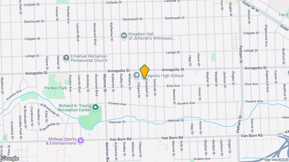 4810 Campbell St Map and Location Details