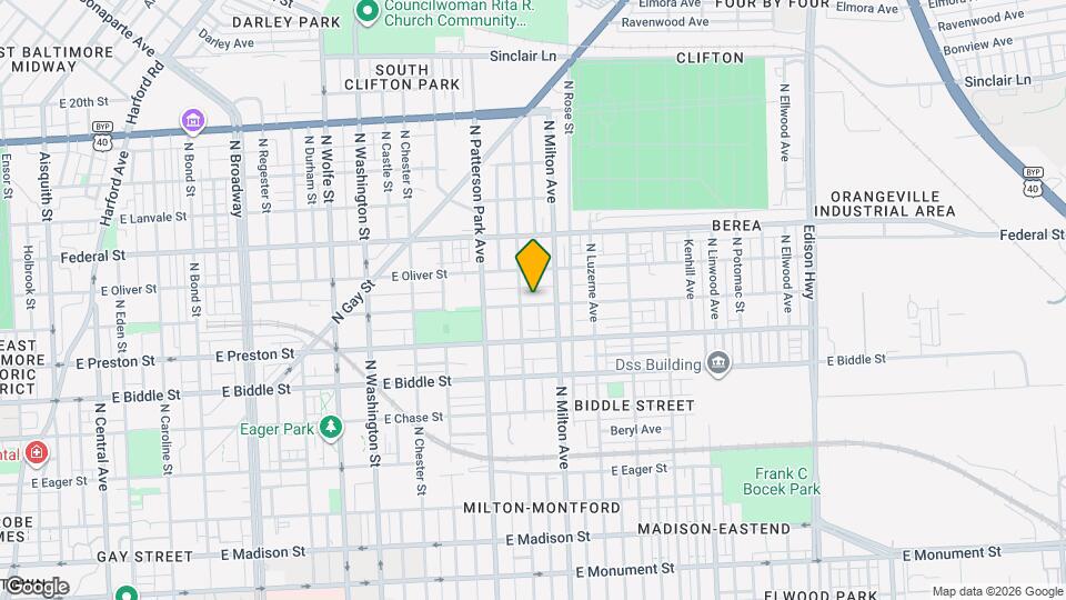 2416 E Hoffman St Map and Location Details
