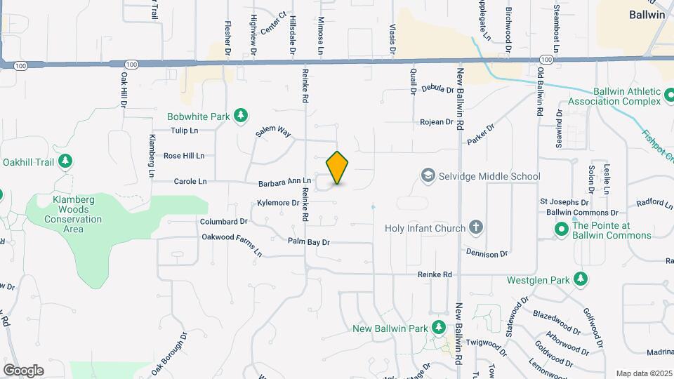 214 Westridge Parc Ln Map and Location Details