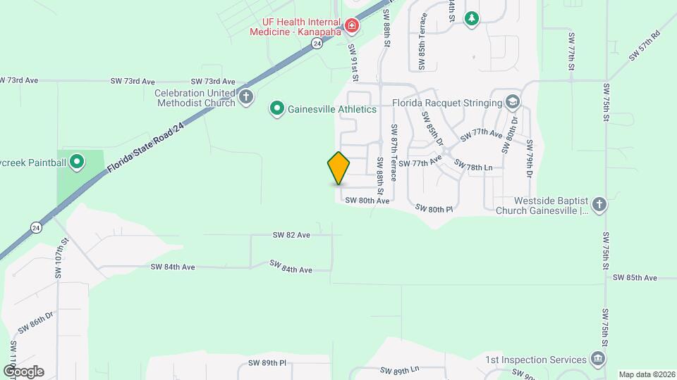 7918 SW 90th Dr Map and Location Details