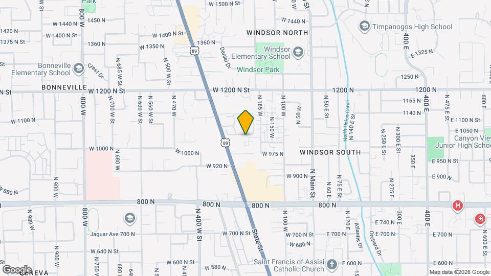 1013 N 235 W, Unit 1013 Map and Location Details