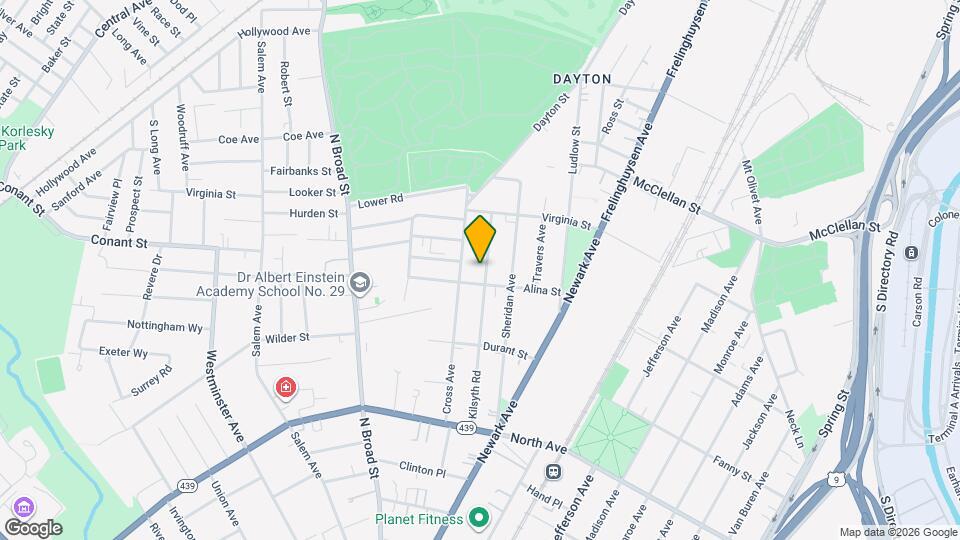 1010 Kilsyth Rd Map and Location Details