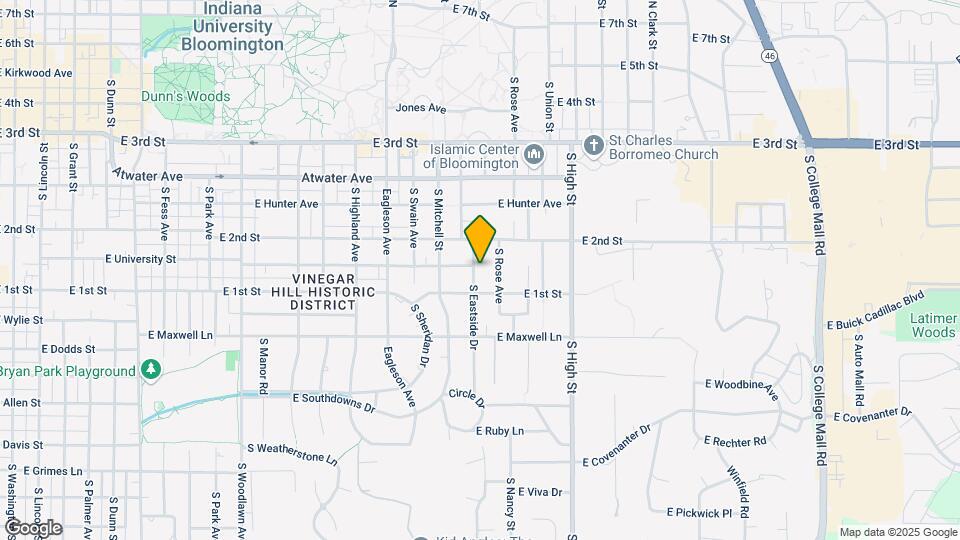 701 S Eastside Dr Map and Location Details
