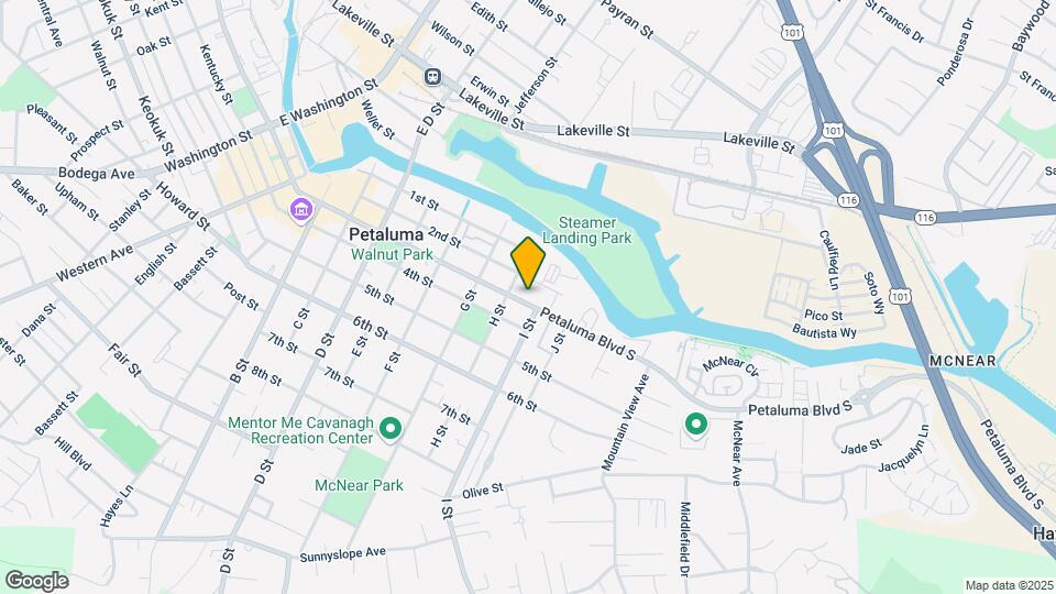 609-611 Petaluma Blvd S Mapa y Detalles de la Ubicación