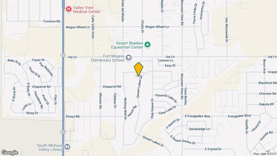 5587 Desert Lakes Dr Map and Location Details