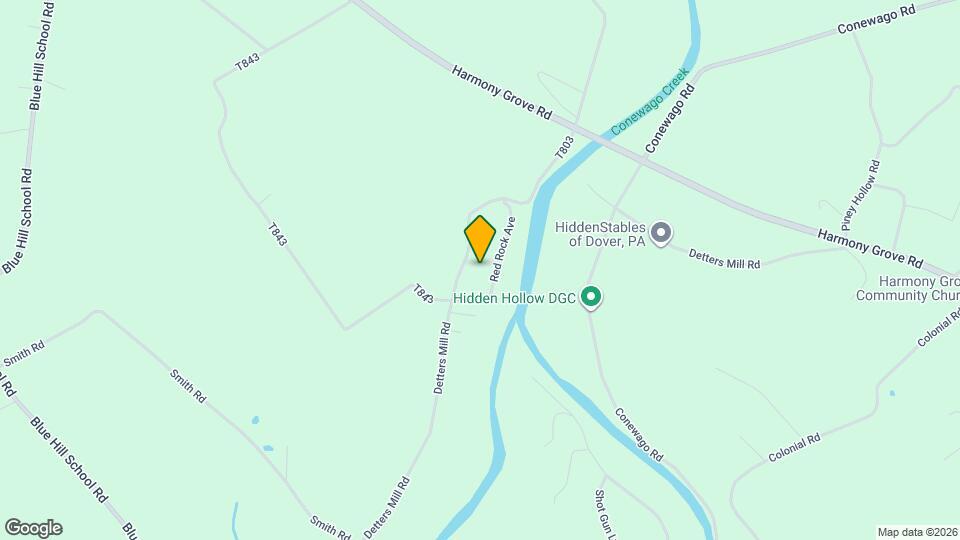 1821 Detters Mill Rd Map and Location Details