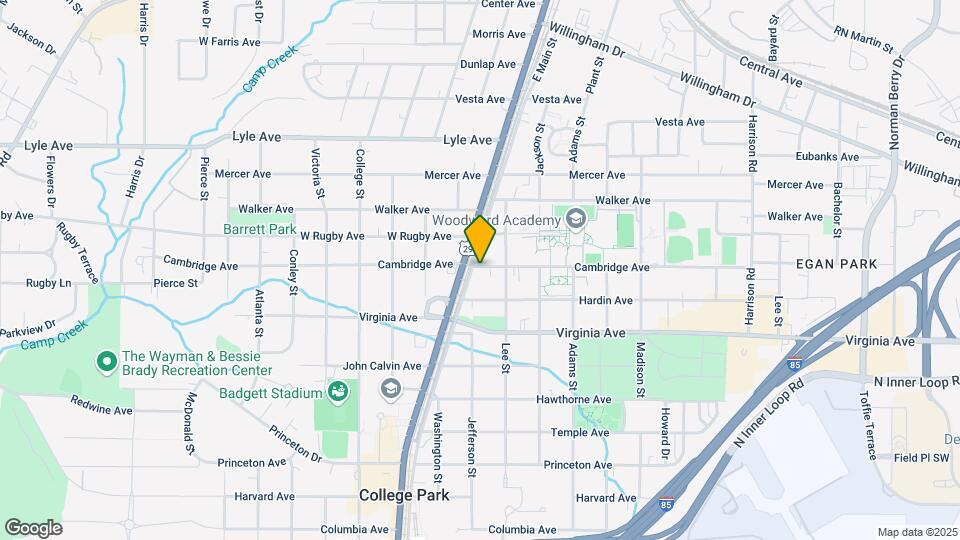1744 Cambridge Ave Map and Location Details