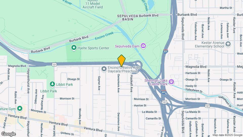 15746 Magnolia Blvd Map and Location Details