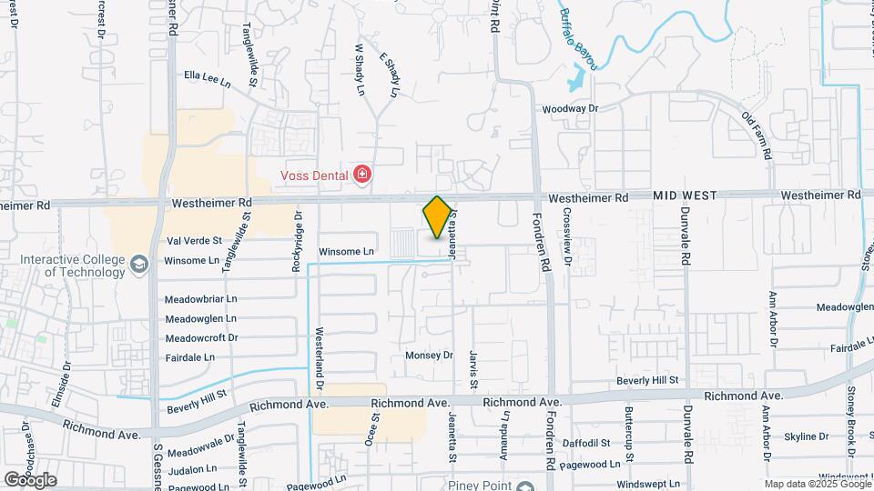 Marquis on Westheimer Mapa y Detalles de la Ubicación