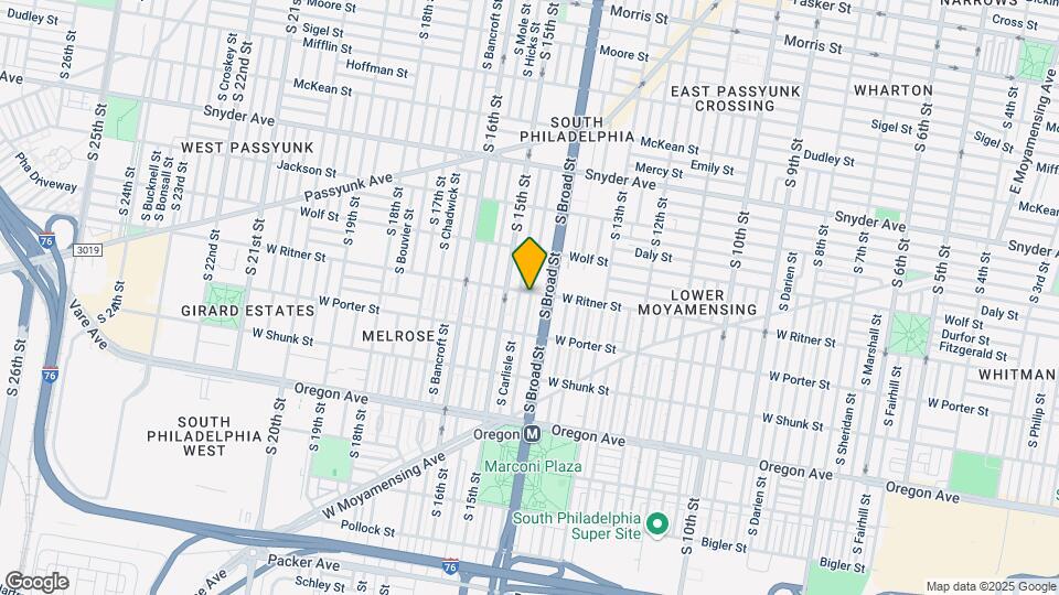 1416 W Ritner St Mapa y Detalles de la Ubicación