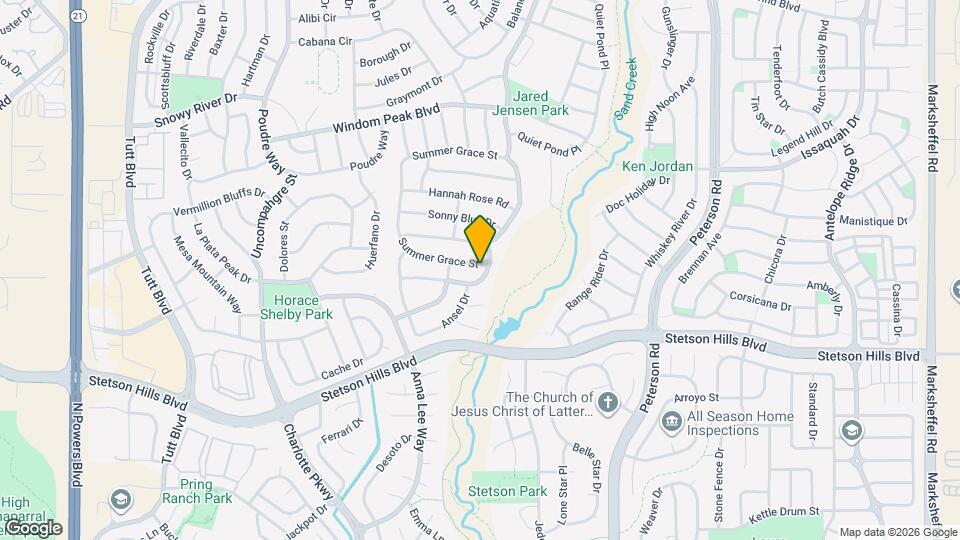 6967 Summer Grace St Map and Location Details