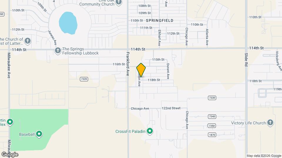 11629 Evanston Ave Map and Location Details