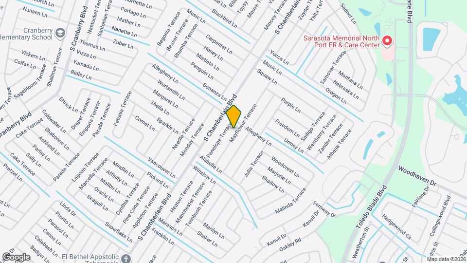 3195 Mayflower Terrace Map and Location Details