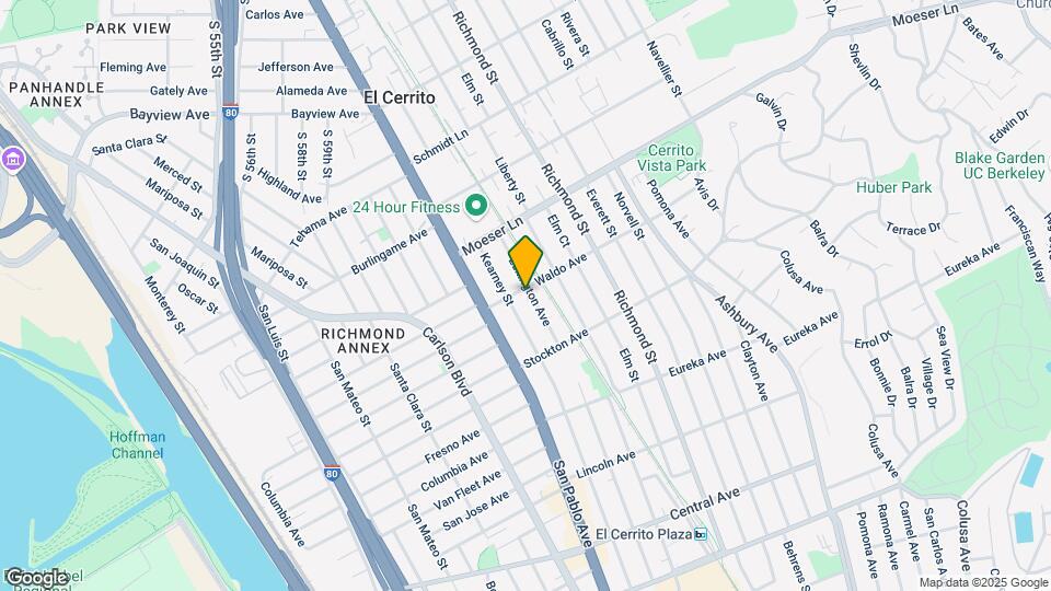 6426 Waldo Ave Map and Location Details