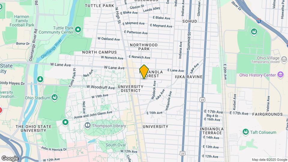 73 E Frambes Ave, Unit C Map and Location Details
