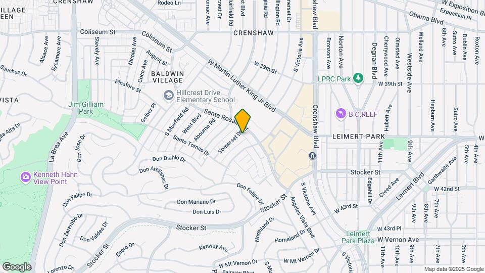 4110-4114 Somerset Dr Mapa y Detalles de la Ubicación