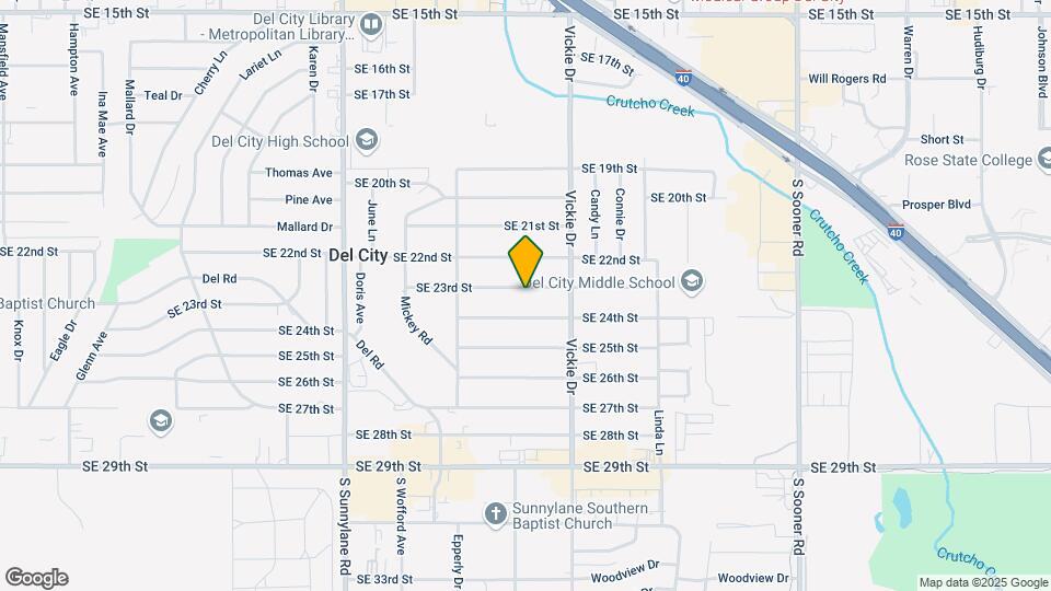 4608 SE 23rd St Map and Location Details