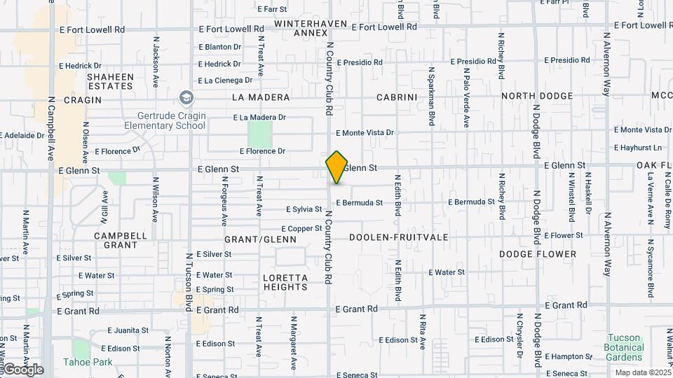 2740 N Country Club Rd Map and Location Details