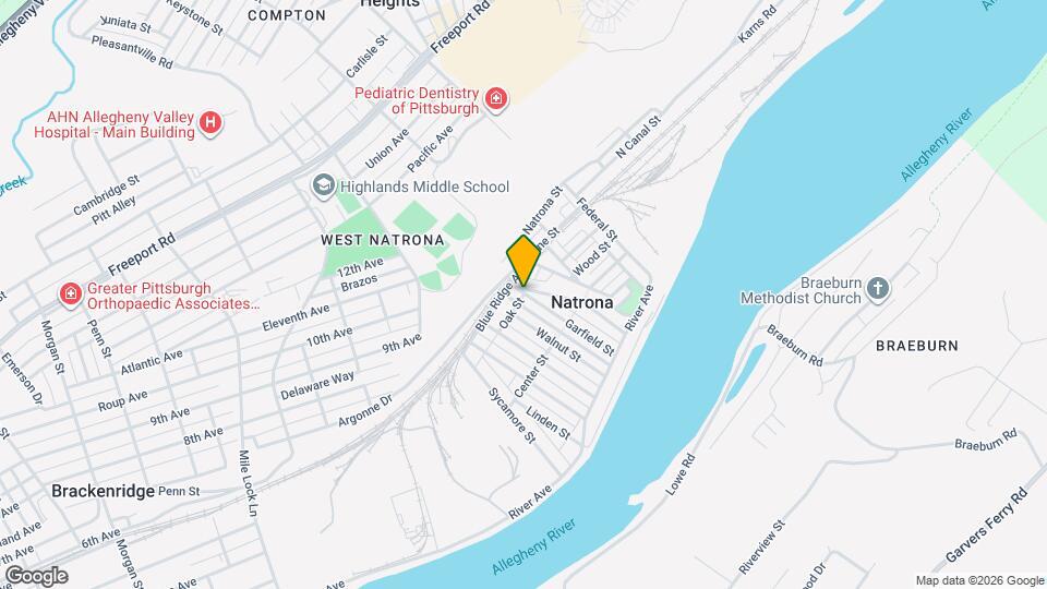 98 Garfield St Map and Location Details