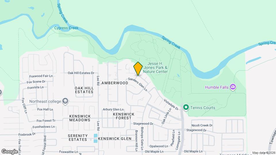 8106 Arrington Forest Ln Map and Location Details