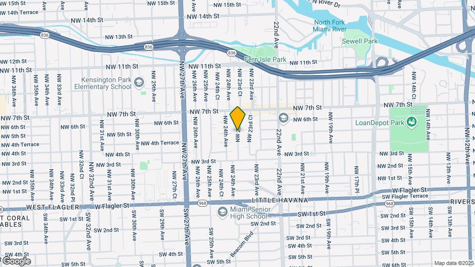 12933 NW 23rd Pl Mapa y Detalles de la Ubicación