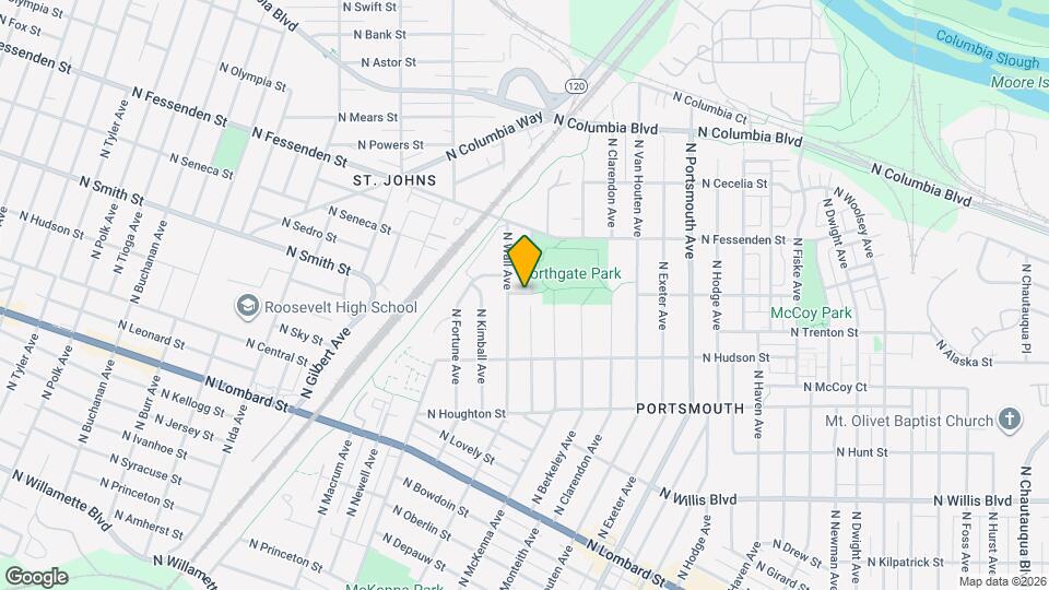 6016 N Newark Map and Location Details