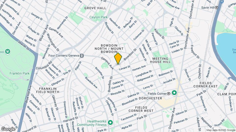 147 Bowdoin St, Unit 2 Map and Location Details