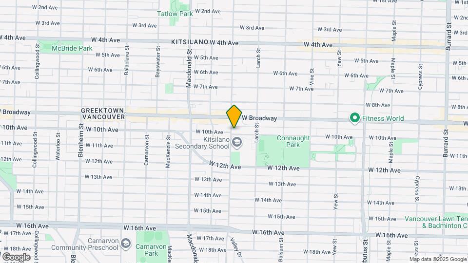 2580 Trafalgar St Map and Location Details