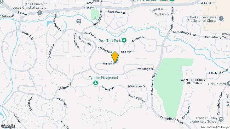 21942 Whirlaway Ave Map and Location Details