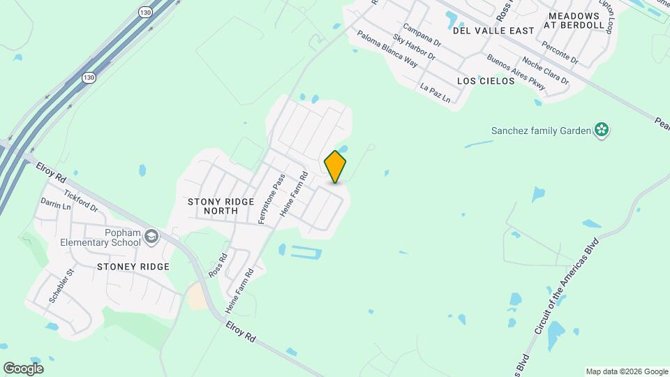 12821 Stoney Ridge Bend Map and Location Details