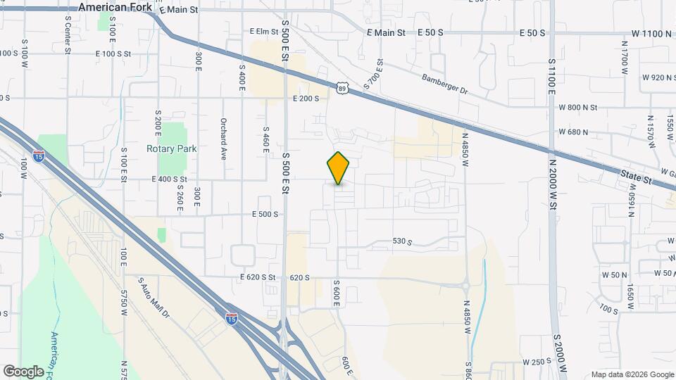 428 S 610 E Map and Location Details