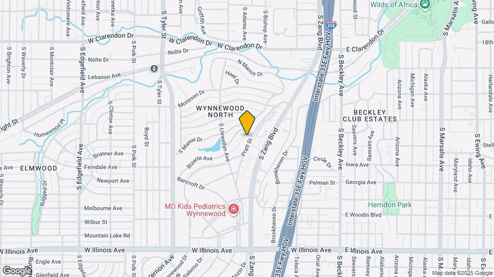 1715 Pratt St Map and Location Details