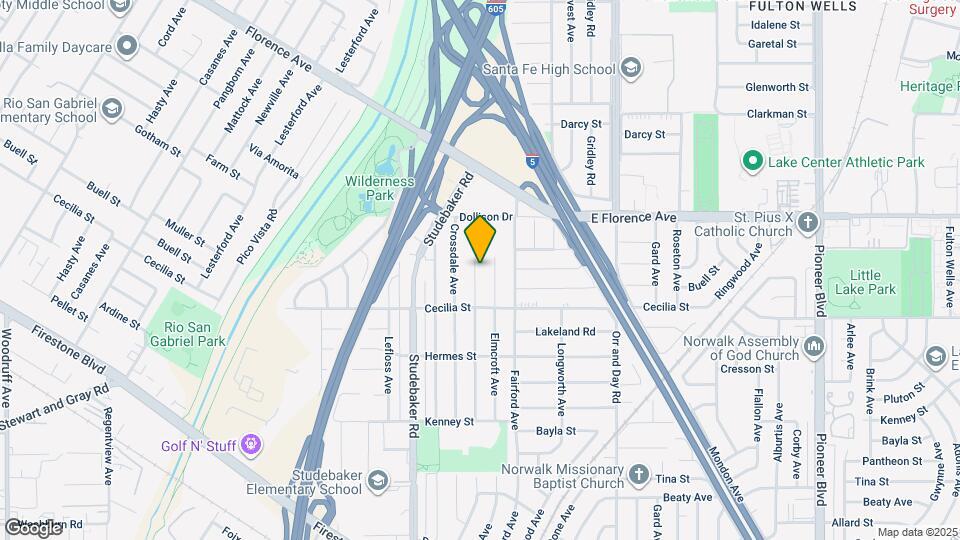 10918 Dalwood Ave Map and Location Details