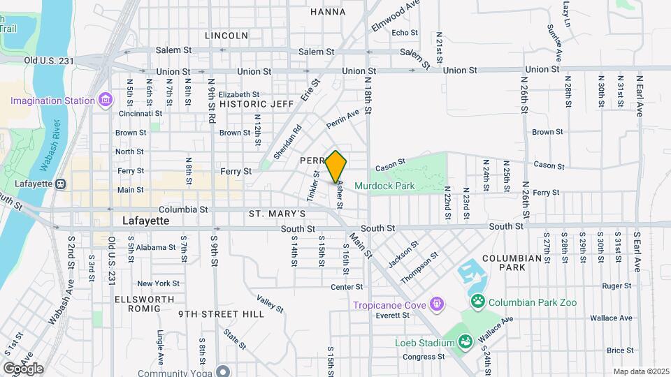 1529 Ferry Street Apartments Map and Location Details