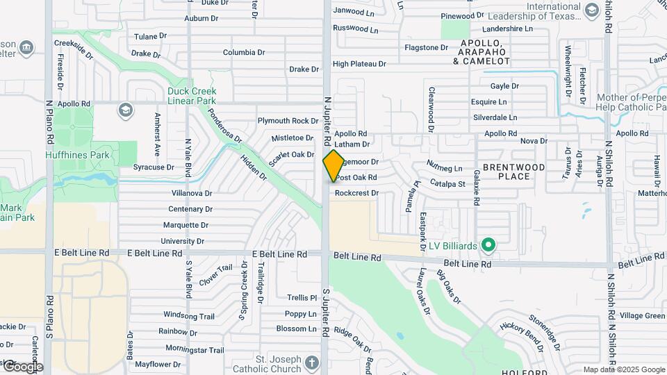 3537 Rockcrest Dr Map and Location Details