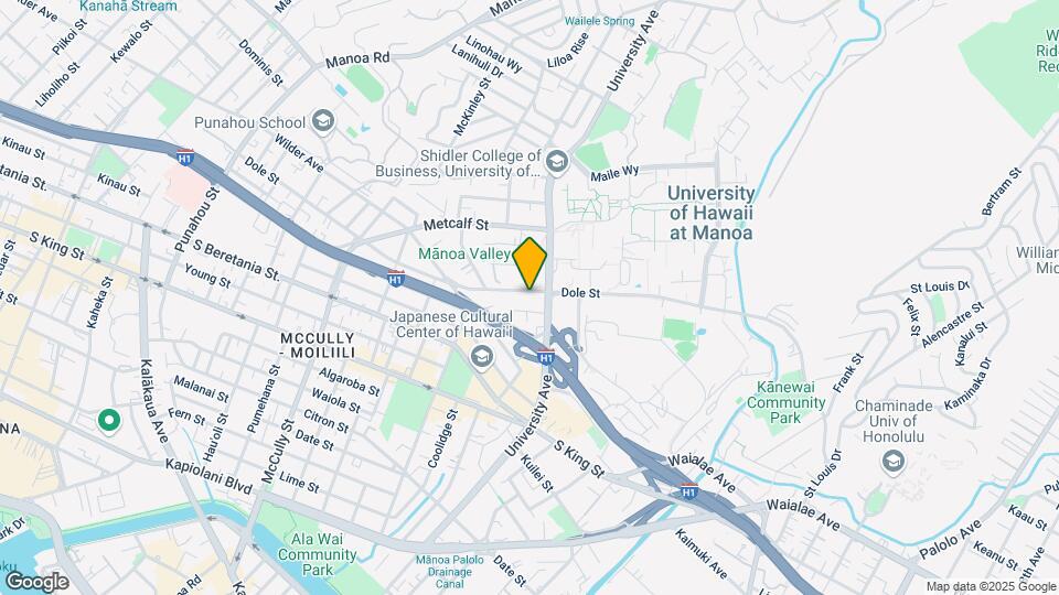 2353 Dole St, Unit 2B Mapa y Detalles de la Ubicación