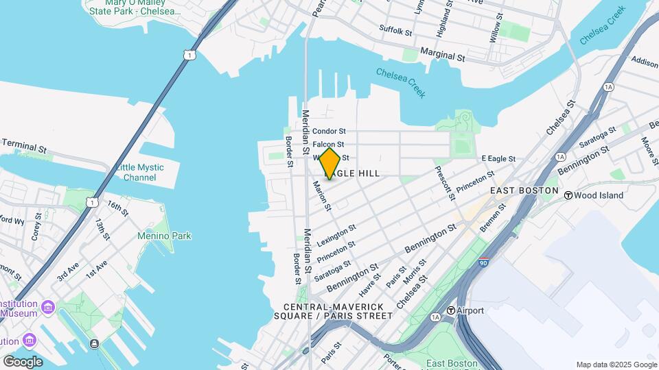 36 Monmouth St, Unit 3 Map and Location Details