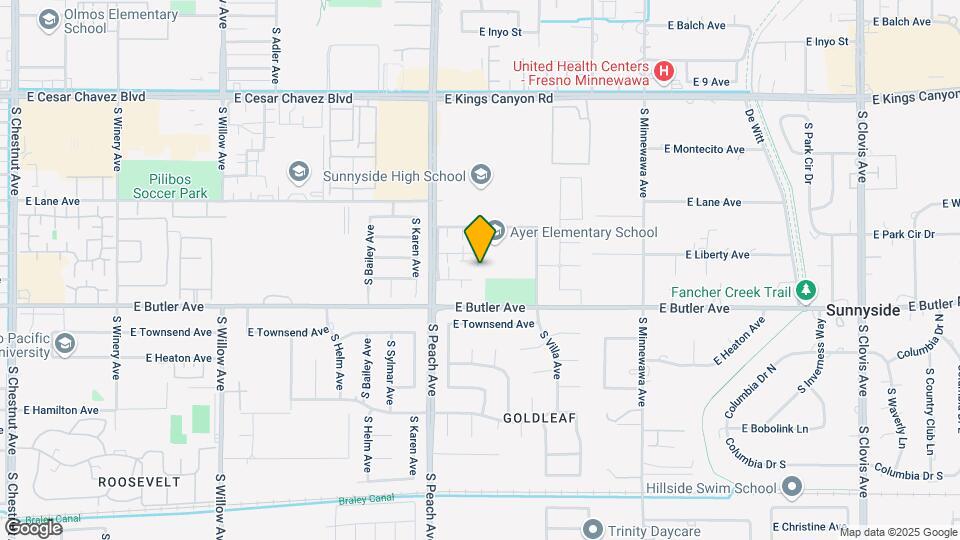 5245 E Lyell Ave Map and Location Details