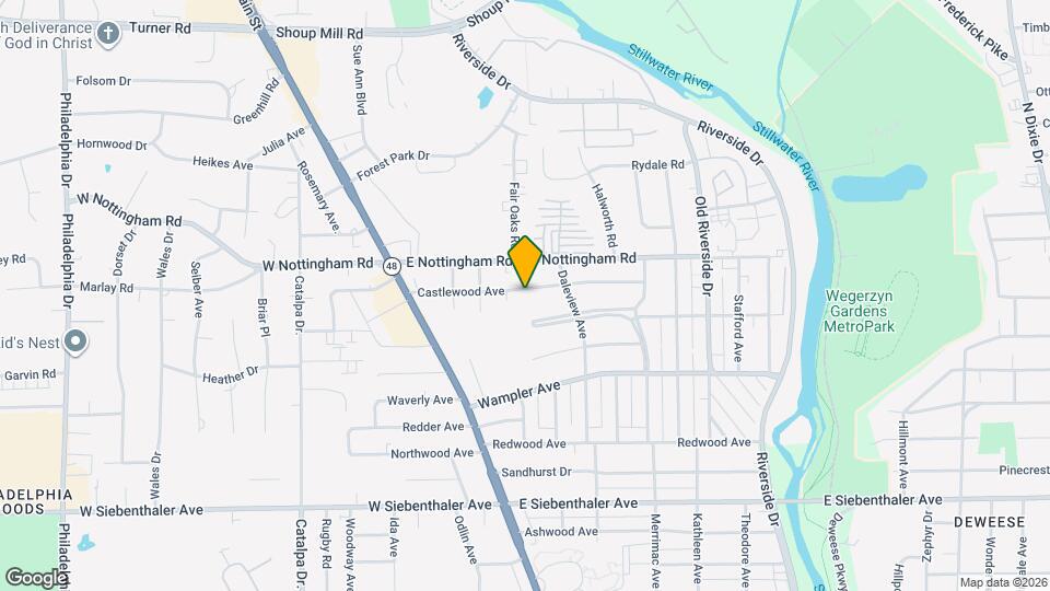 240 Castlewood Ave Map and Location Details