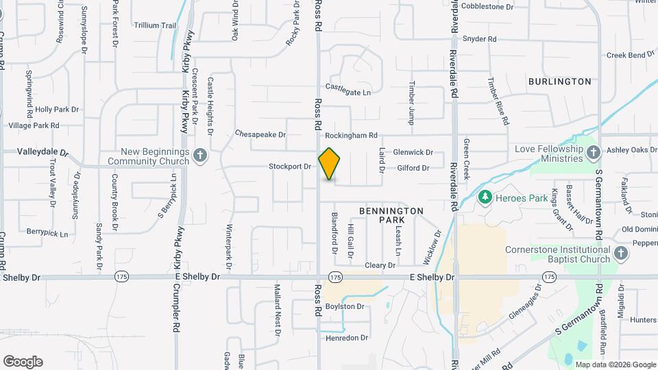 4521 Stony Point Dr Map and Location Details